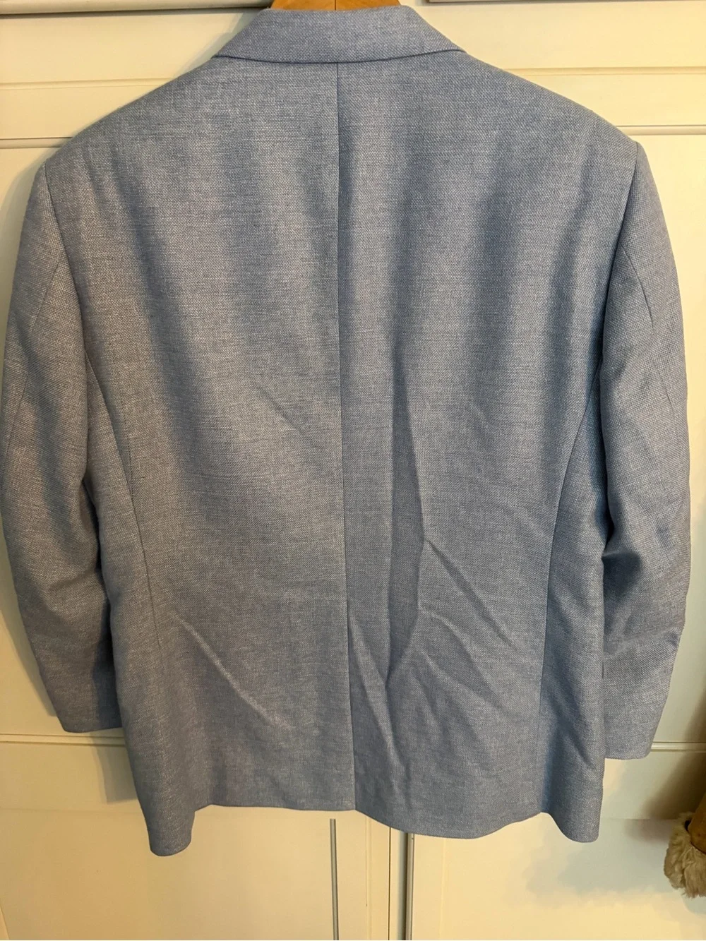 Lands end Light Blue Men's Blazer - Classic Single-Breasted Jacket